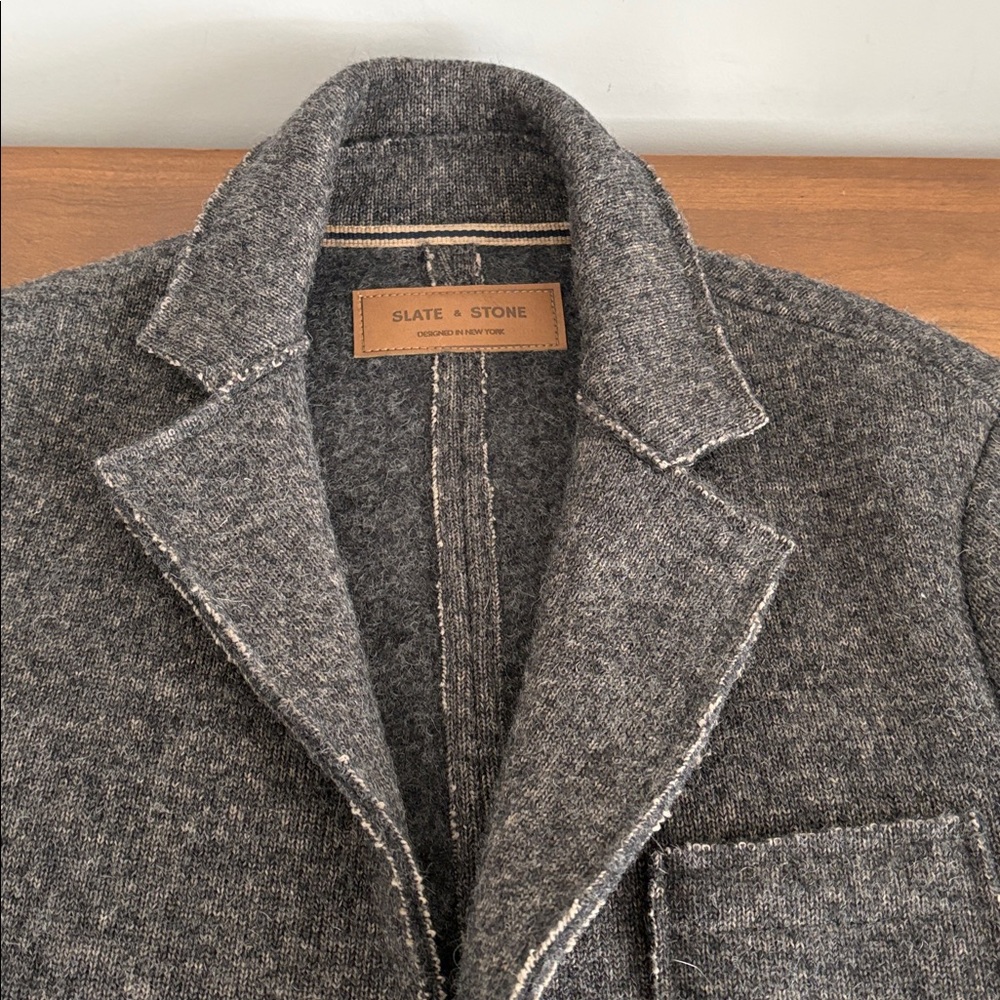 Slate & Stone Gray Pea Coat